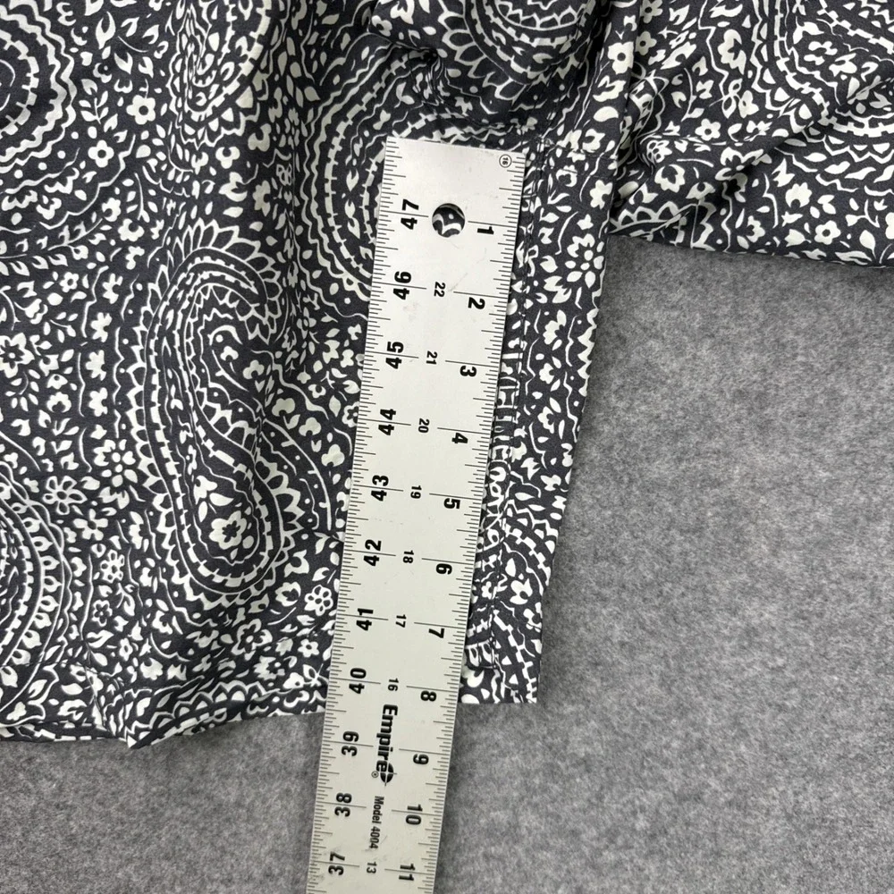Onia Swim Trunks XXL Navy White Paisley Nylon Mesh Lined Spanish Fabric Shorts